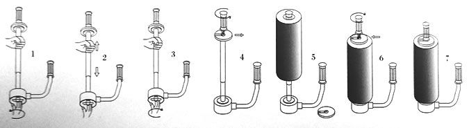 Dispensador metálico de film estirable